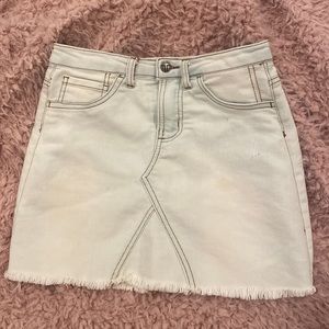 Girls denim skort